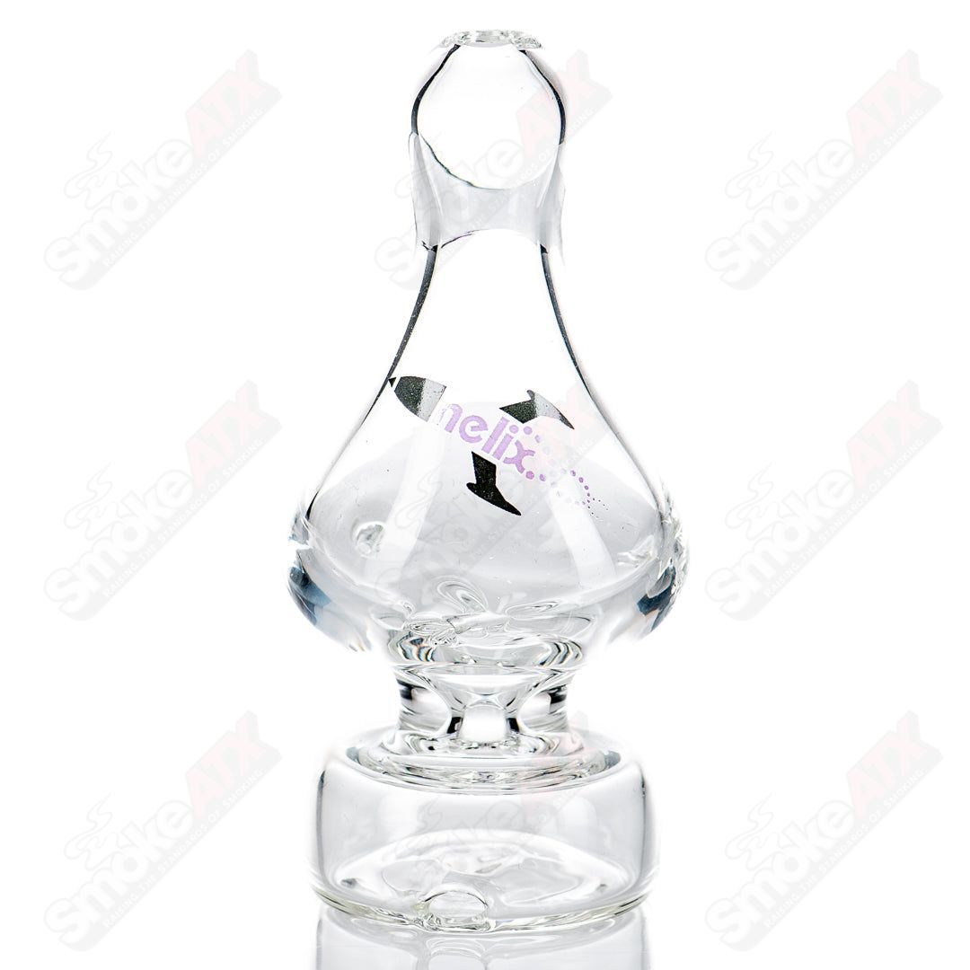 Purple Label Classic Puffco Peak dry top glass attachment by American Helix, designed for Puffco Peak vaporizer.