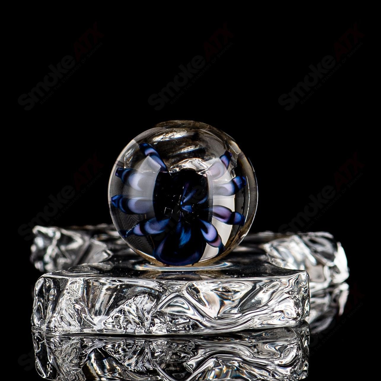 Kobuki Glass 2 Spider Topper Marble - Smoke ATX