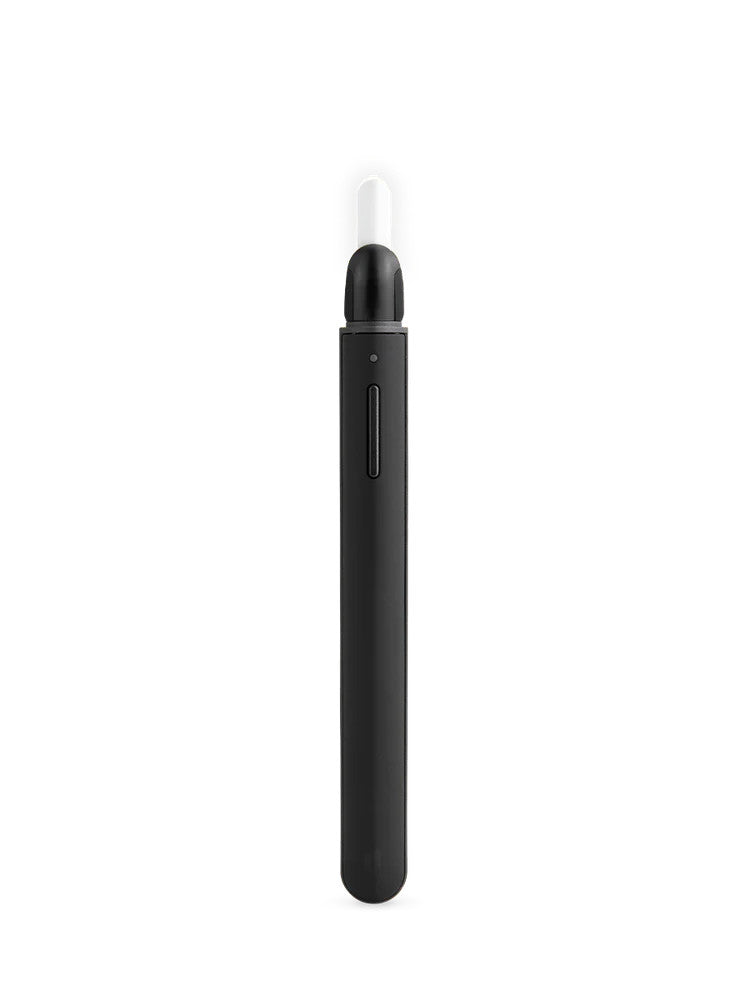 Puffco Onyx Hot Knife V2 loading tool for vaporizers, shown with black handle and metal tip for precise loading and cleaning.
