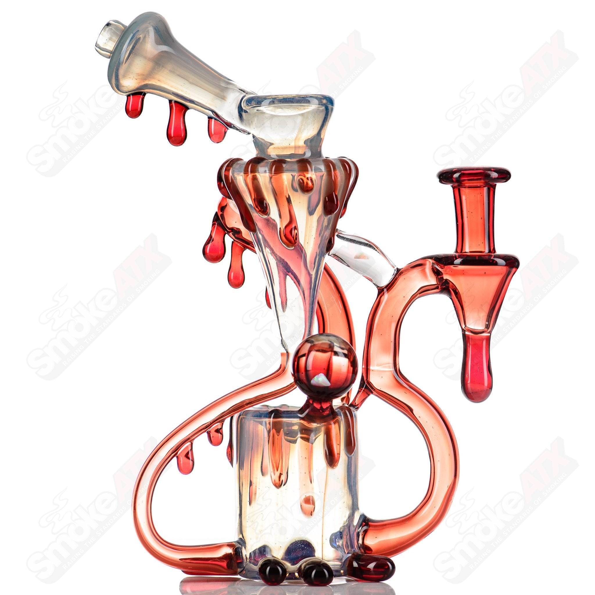 Drip Recycler King Leo Glass