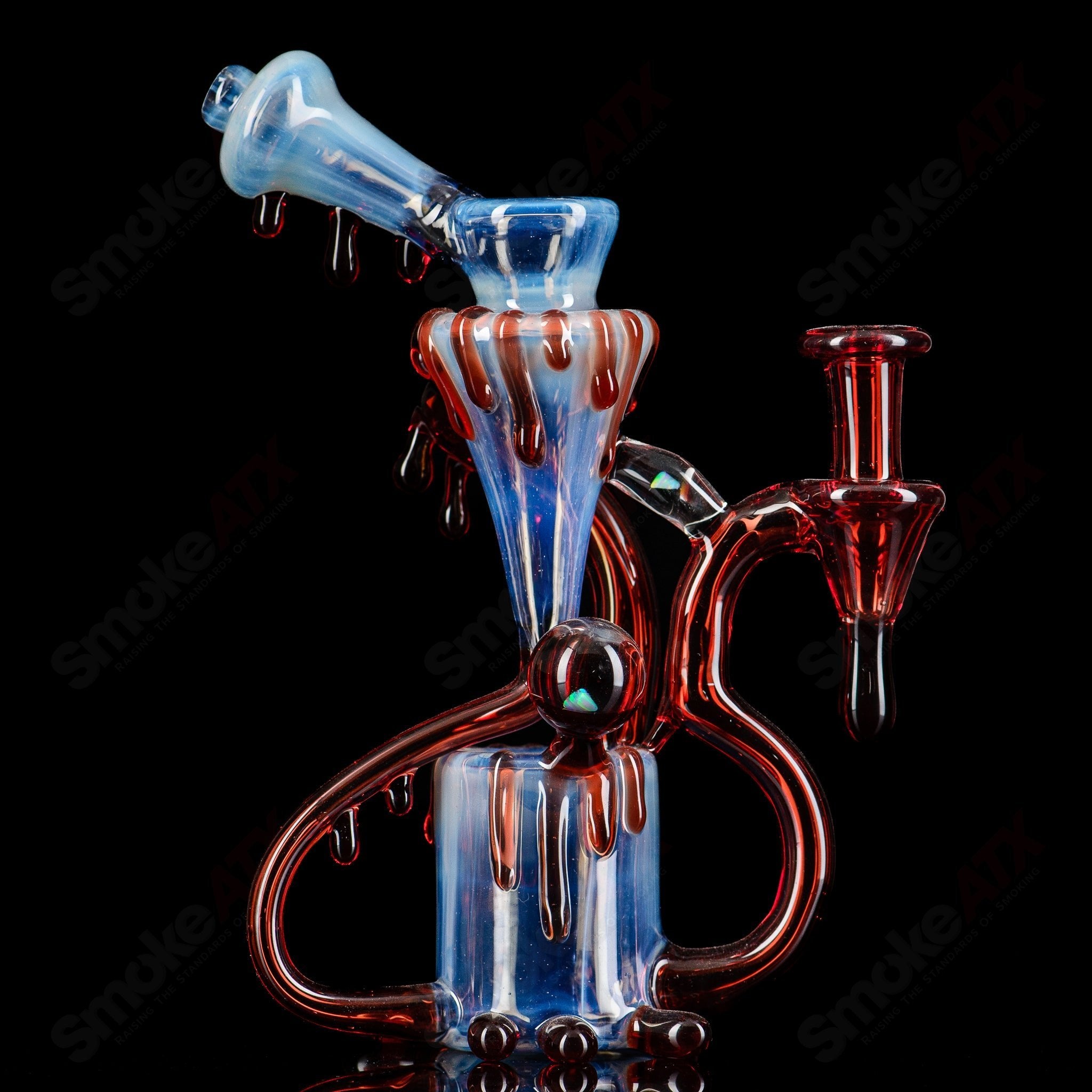 Drip Recycler King Leo Glass