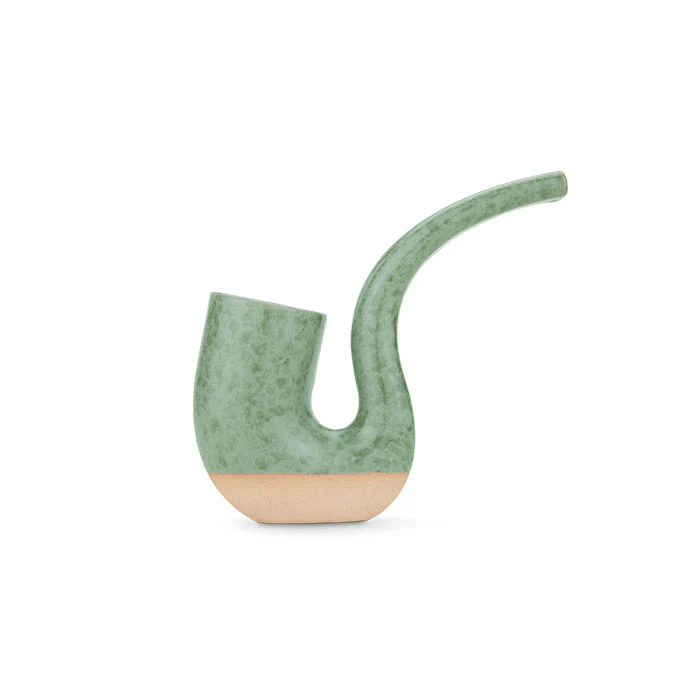 Puffco Matcha Terrapipe Proxy attachment for vaporizer, featuring green matcha-colored glass and intricate design details.