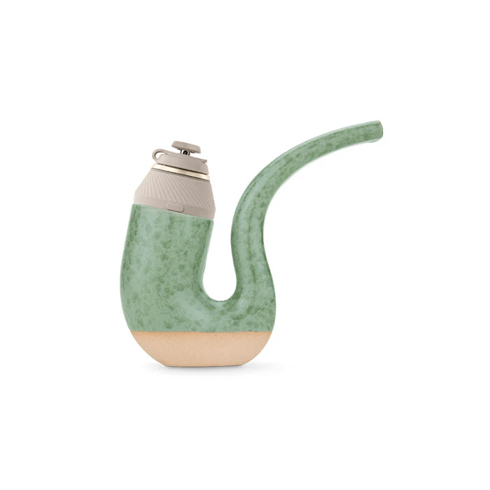 Matcha Terrapipe Proxy attachment for Puffco vaporizers, featuring green ceramic design and ergonomic mouthpiece.