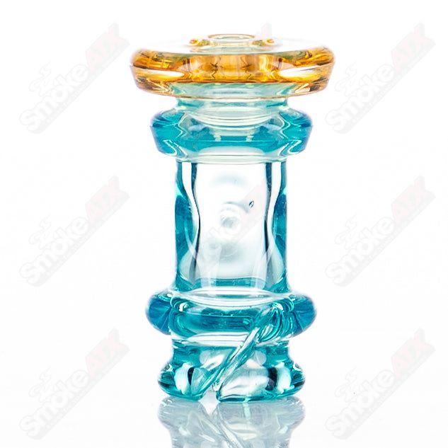 Meta - Terrania Puffco Pivot Mouthpiece by Gatez Glass - Smoke ATX