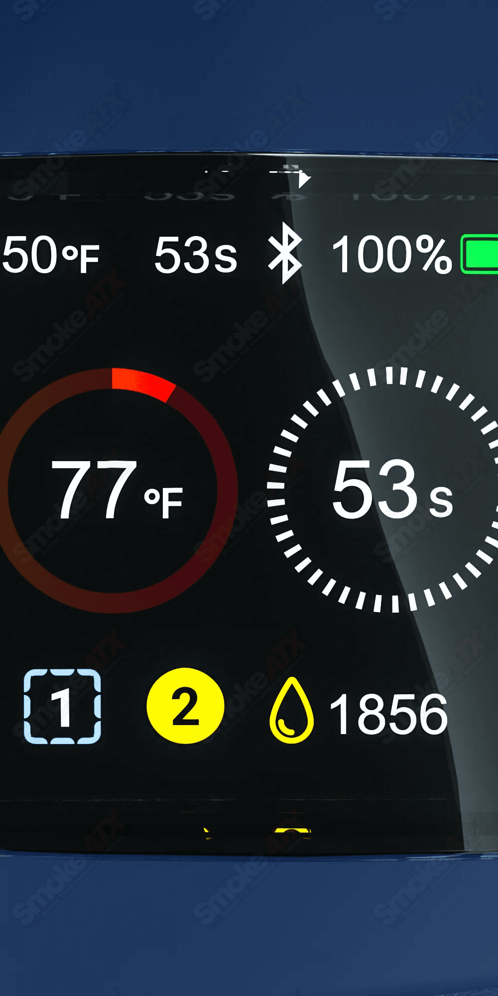 Midnight CARTA 2 Portable Electric Dab Rig Focus V - Smoke ATX