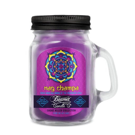Nag Champa 4oz Mini Candle Beamer - Smoke ATX