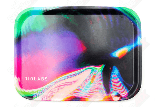 Oil Splash Rolling Tray by 710 Labs for 420 products, featuring a vibrant oil splash design on a durable rolling tray.