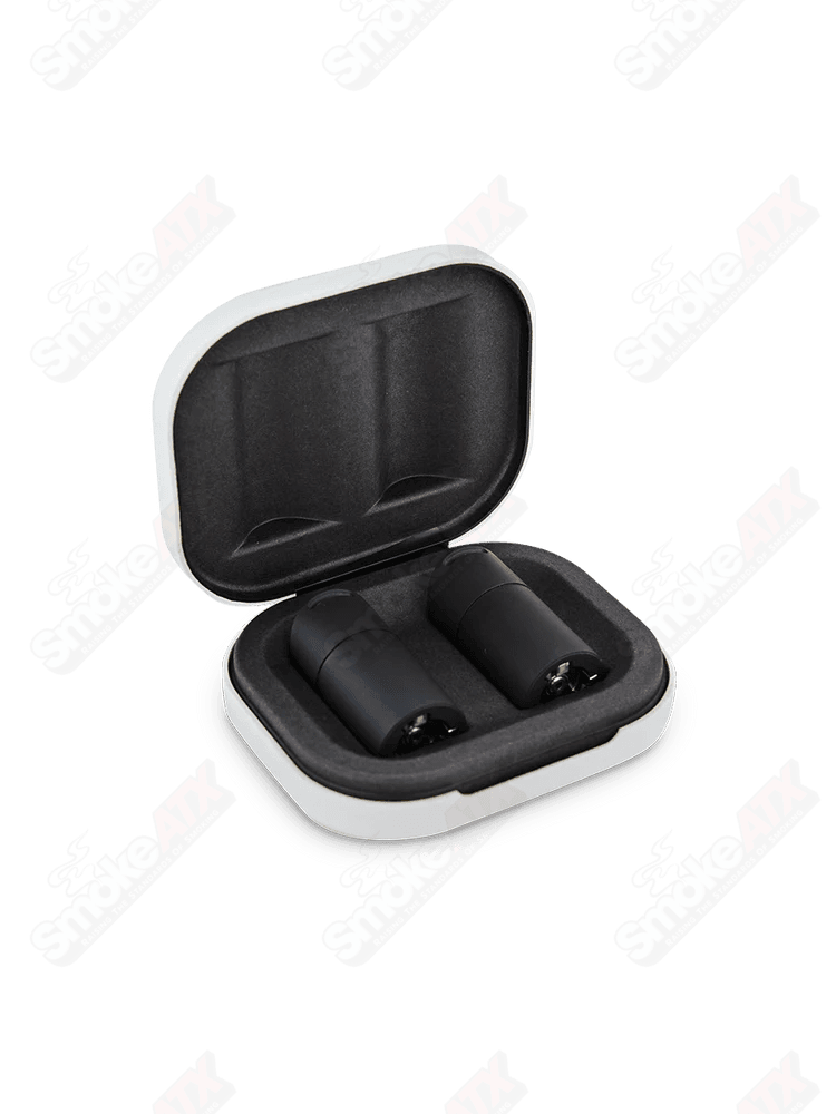 Two Puffco Onyx 3D Chamber Pivot vaporizers for concentrates, handheld and portable with sleek design and durable build.