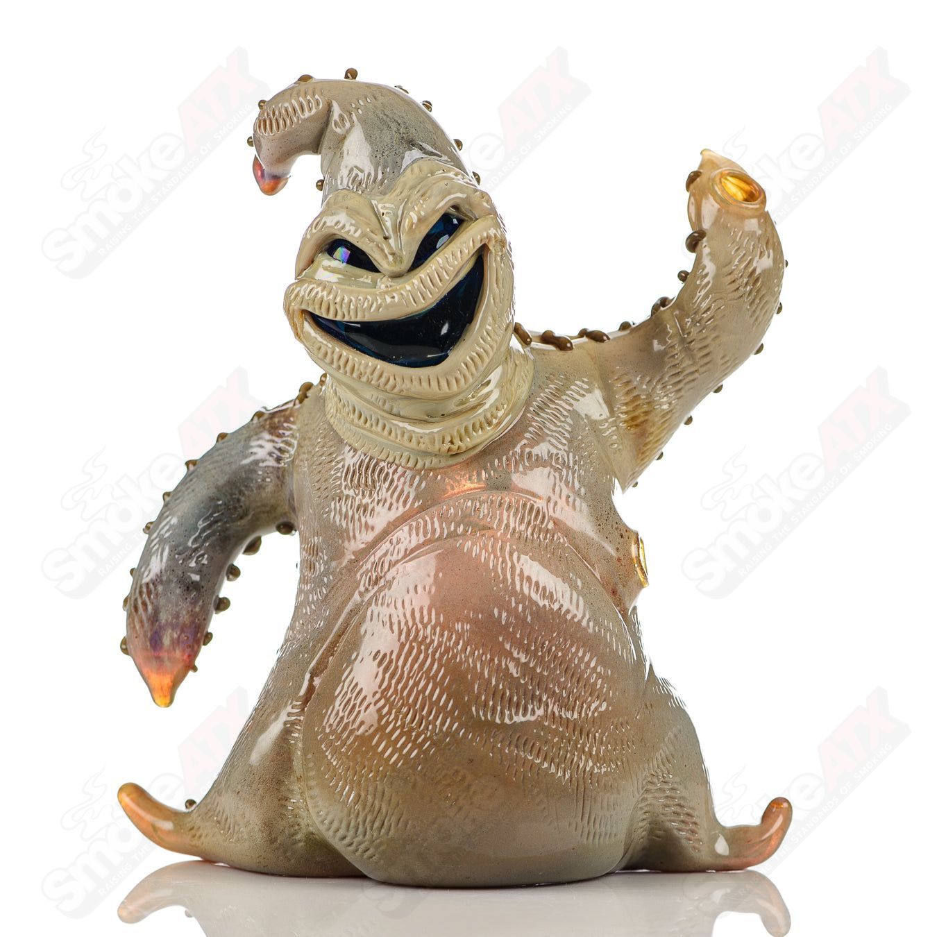 Oogie Boogie Squat Lock Dry Pipe Ghost Glass