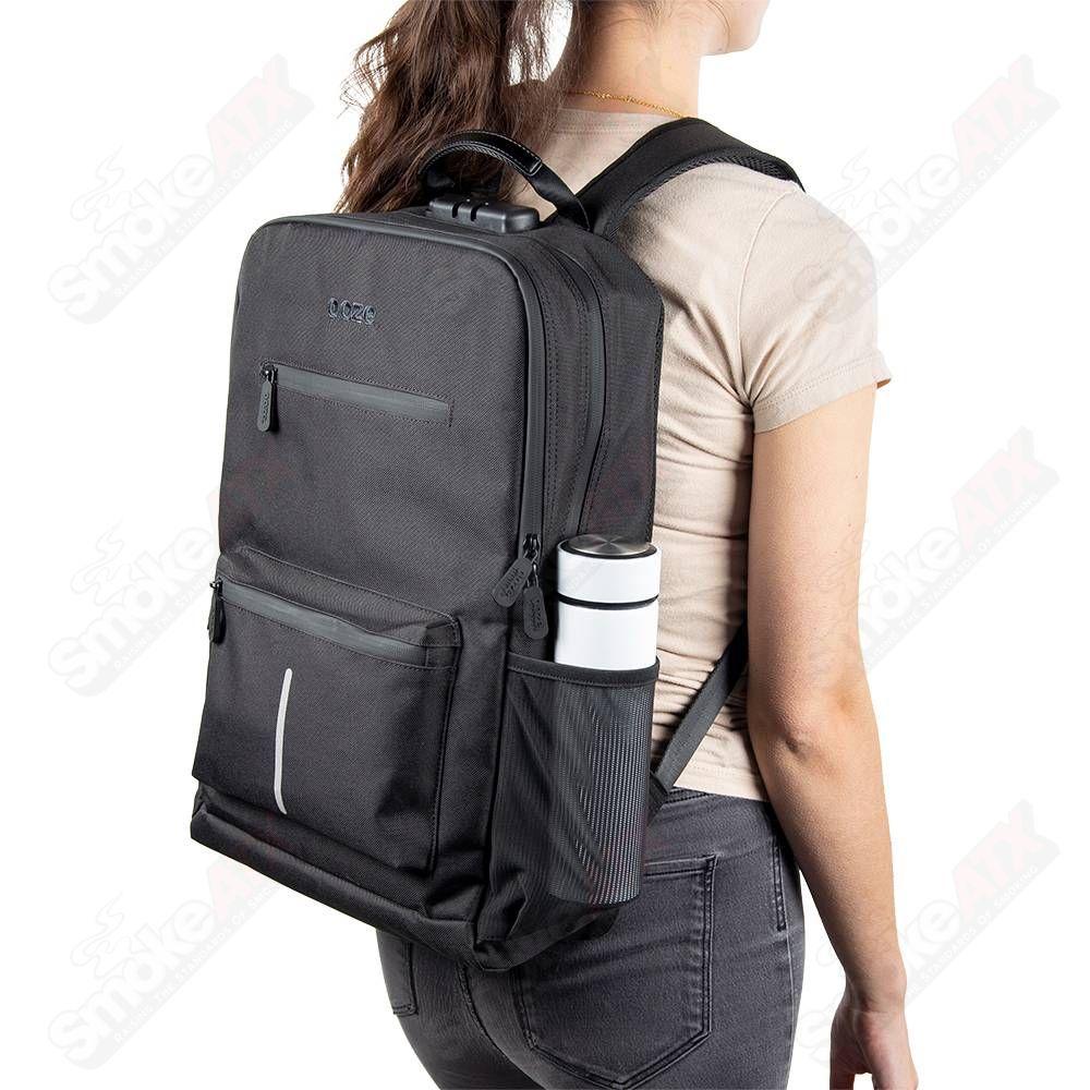 Ooze Traveler Smell Proof Locking Backpack - Desert Sand - Smoke ATX