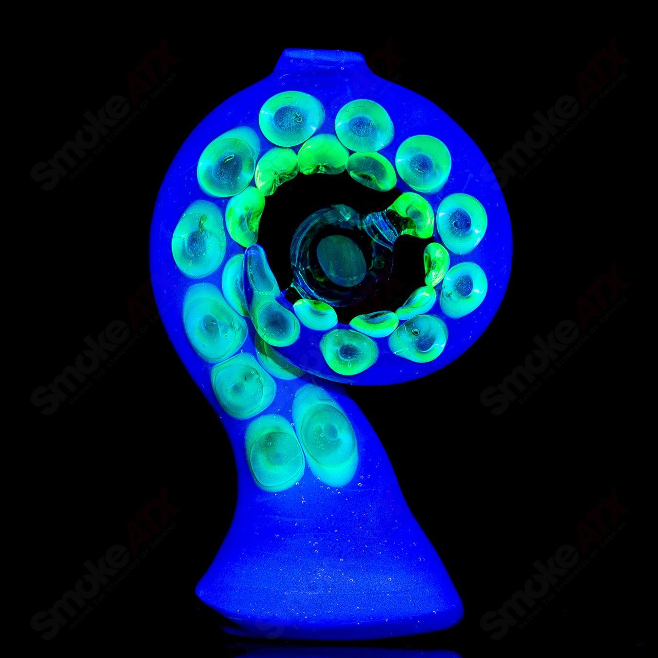 Mako Glass Tentacle Dry Puffco Top, a colorful heady glass accessory with intricate tentacle design for Puffco devices.