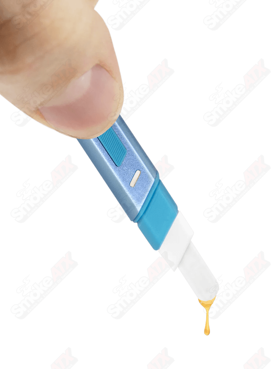 Paradise Blue Puffco Hot Knife Loading Tool for Vaporizers, featuring a sleek blue design and ergonomic grip.