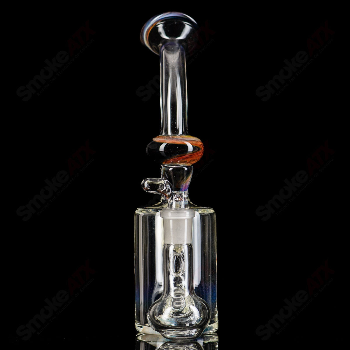 Glass Daft ATX Marble Implosion waterpipe with natural marble accents, designed for smooth smoking sessions.