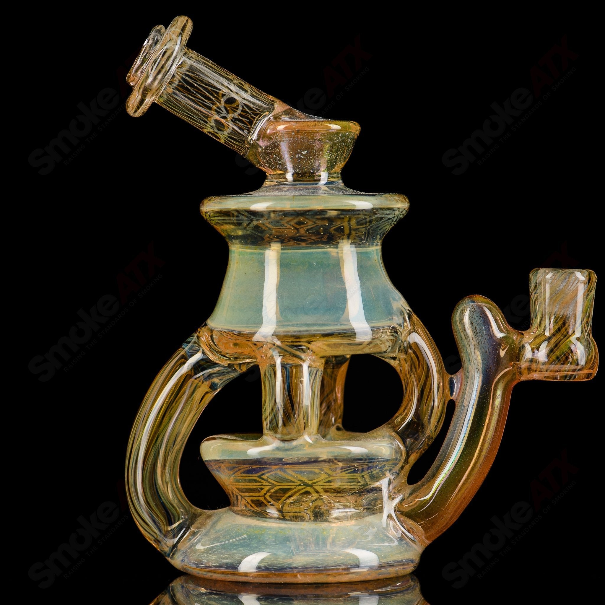 Fumed Bubble Dumper Rockys Glass x Shanman Glass