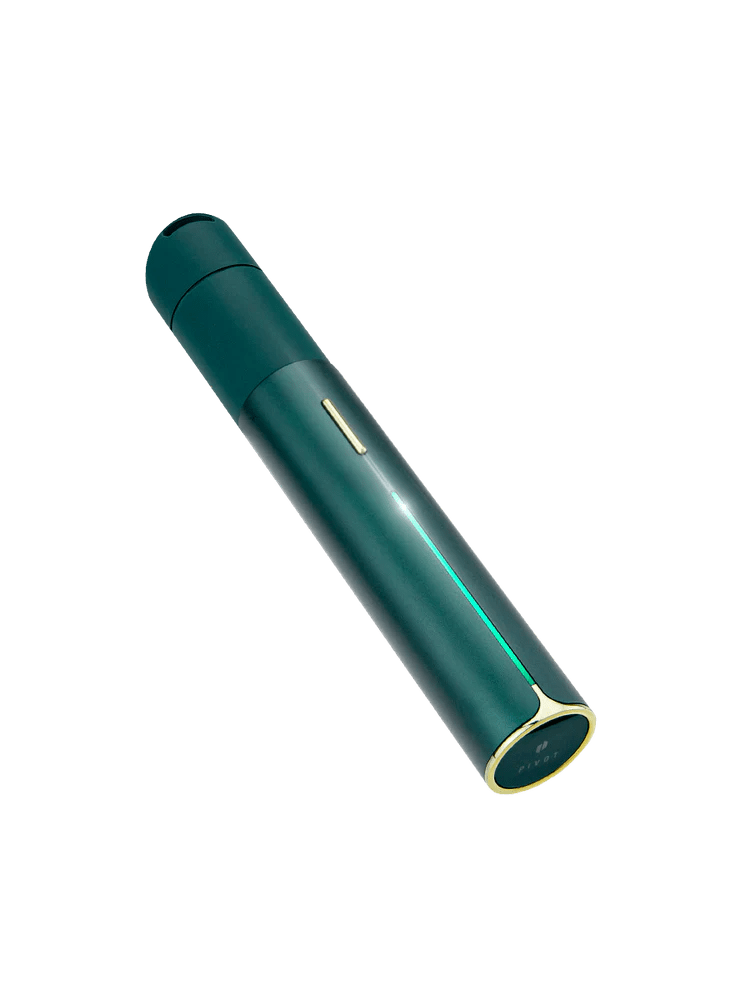 Pine Pivot Puffco handheld vaporizer for concentrates with a sleek design and compact size, ideal for portable concentrate vaping.