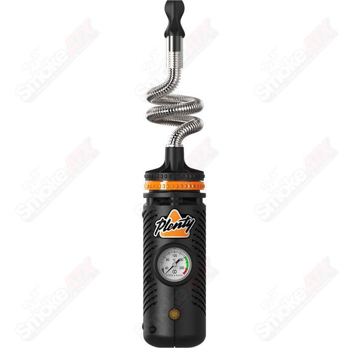 Storz & Bickel Plenty vaporizer handheld dry herb vaporizer with ergonomic design and digital controls.