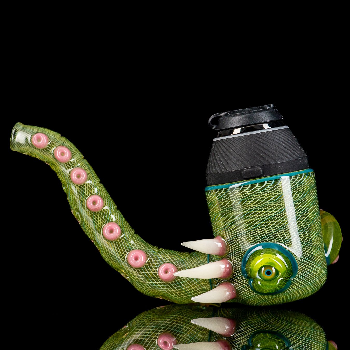 Proxy Sherlock heady glass by Salt Glass, featuring intricate glasswork and a distinctive Sherlock-inspired design.