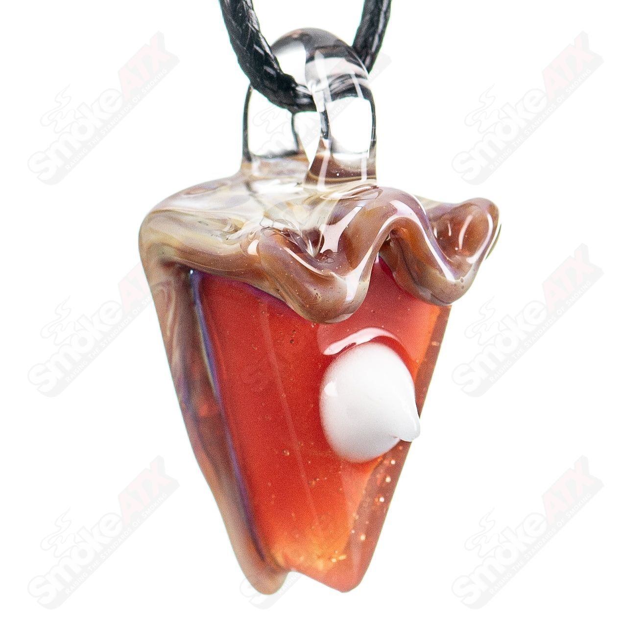 Pumpkin Pie Pendant Sweetshop Glass by Renee Patula - Smoke ATX