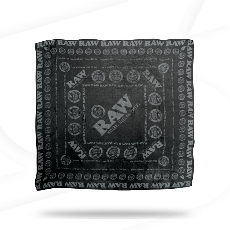 RAW Black on Black Fashion Scarf - Smoke ATX