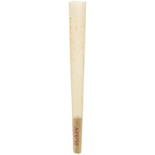 RAW Lemon Fuel Boosted Cone Rocket Booster for 420 products, featuring a vibrant cone with lemon flavor branding and RAW logo.