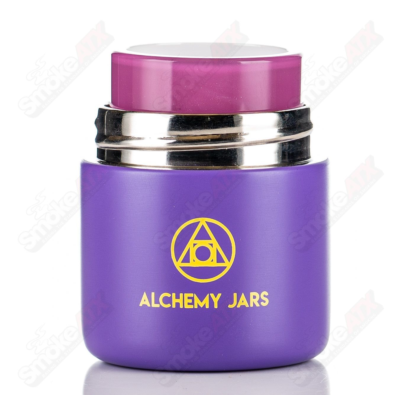 Dosa glass reticello glass stash jar with intricate pattern, clear glass body, and secure lid for storage.