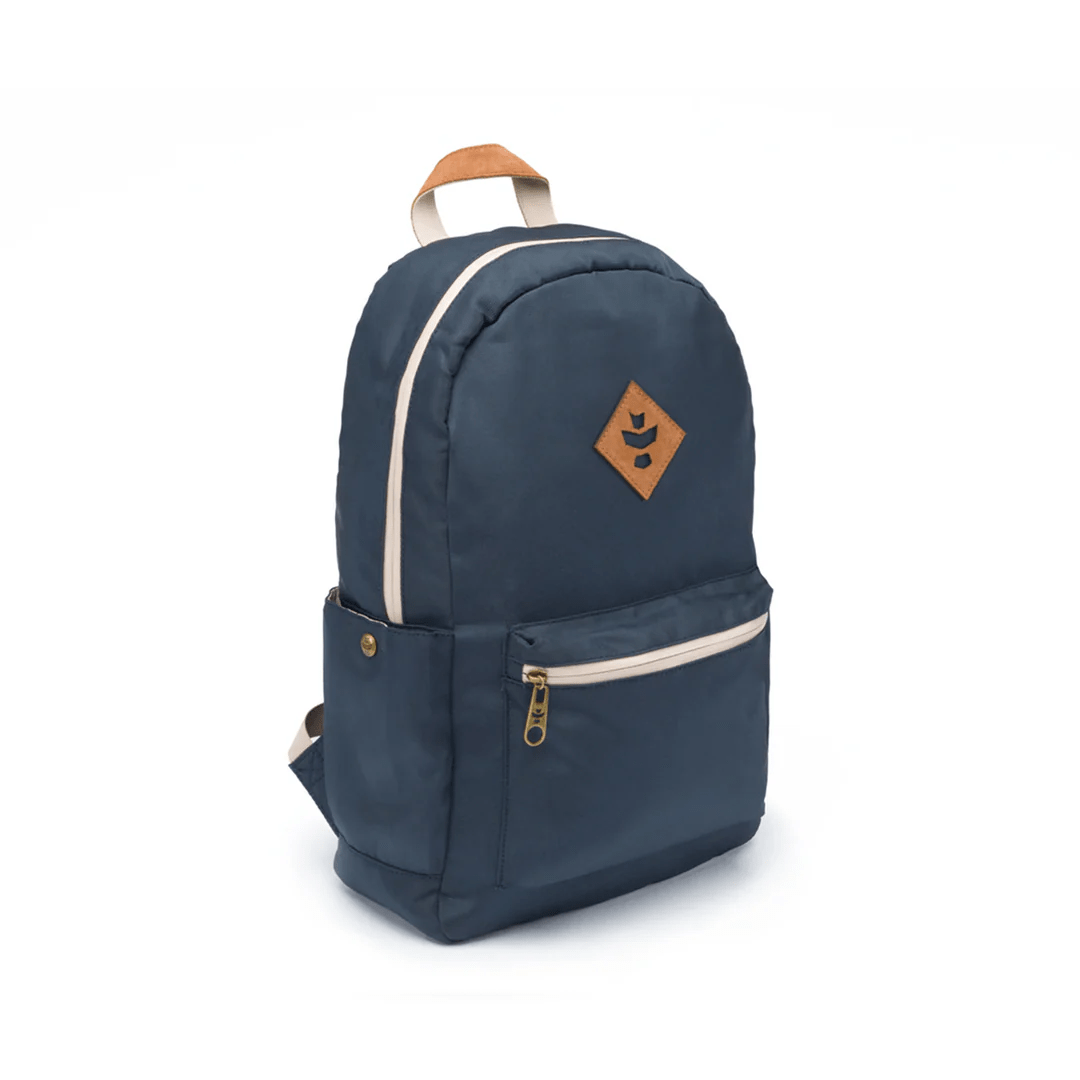 Revelry The Explorer smell-proof backpack, a lifestyle bag with secure zip compartments and durable design for everyday use.