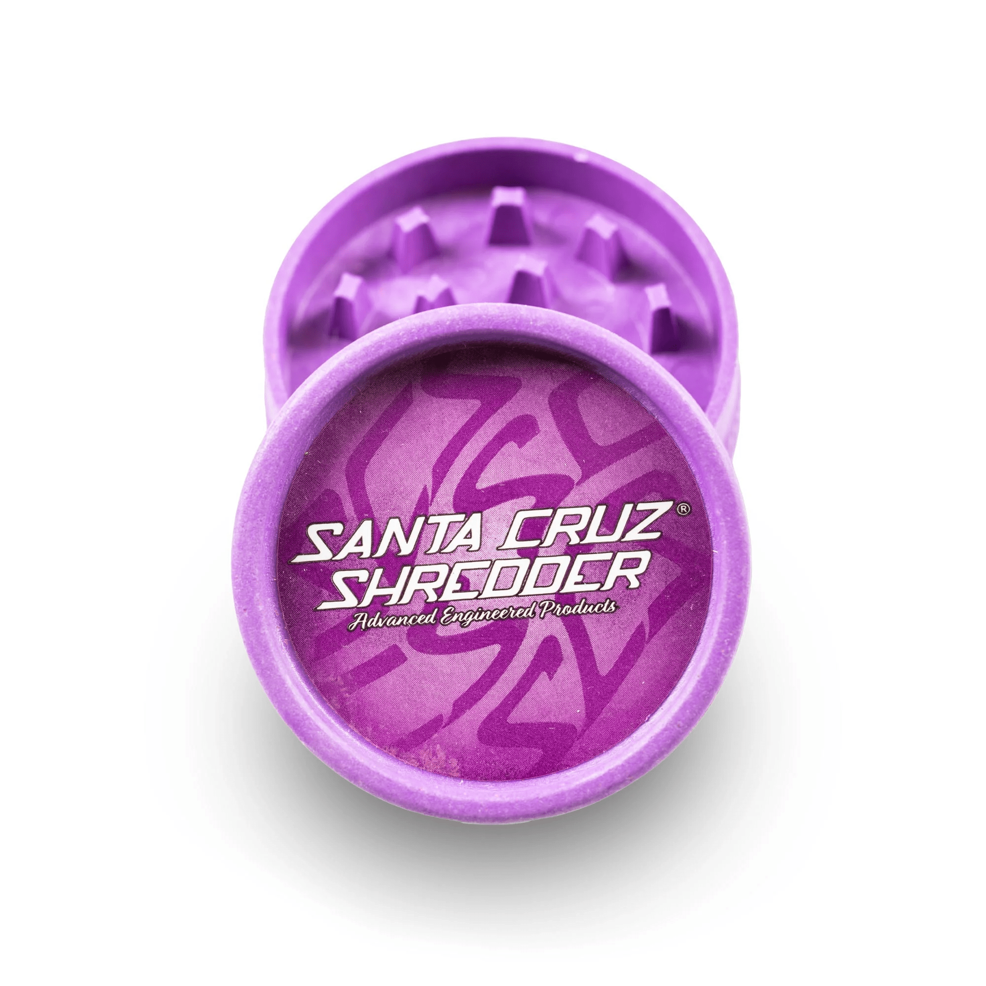 Santa Cruz Shredder SCS Hemp 2-Piece Grinder with textured grip and durable hemp construction for efficient grinding.