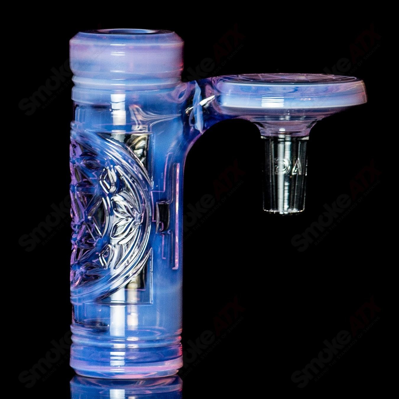 Shifty Merkaba Flower Dry Catcher Avant - Garde Glass - Smoke ATX