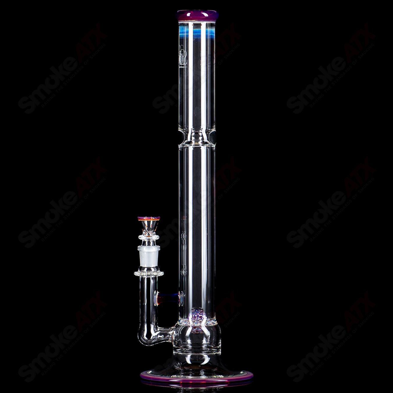 SOL - 45 Lace Sphere (Amber Purple) SoL Glassworks - Smoke ATX