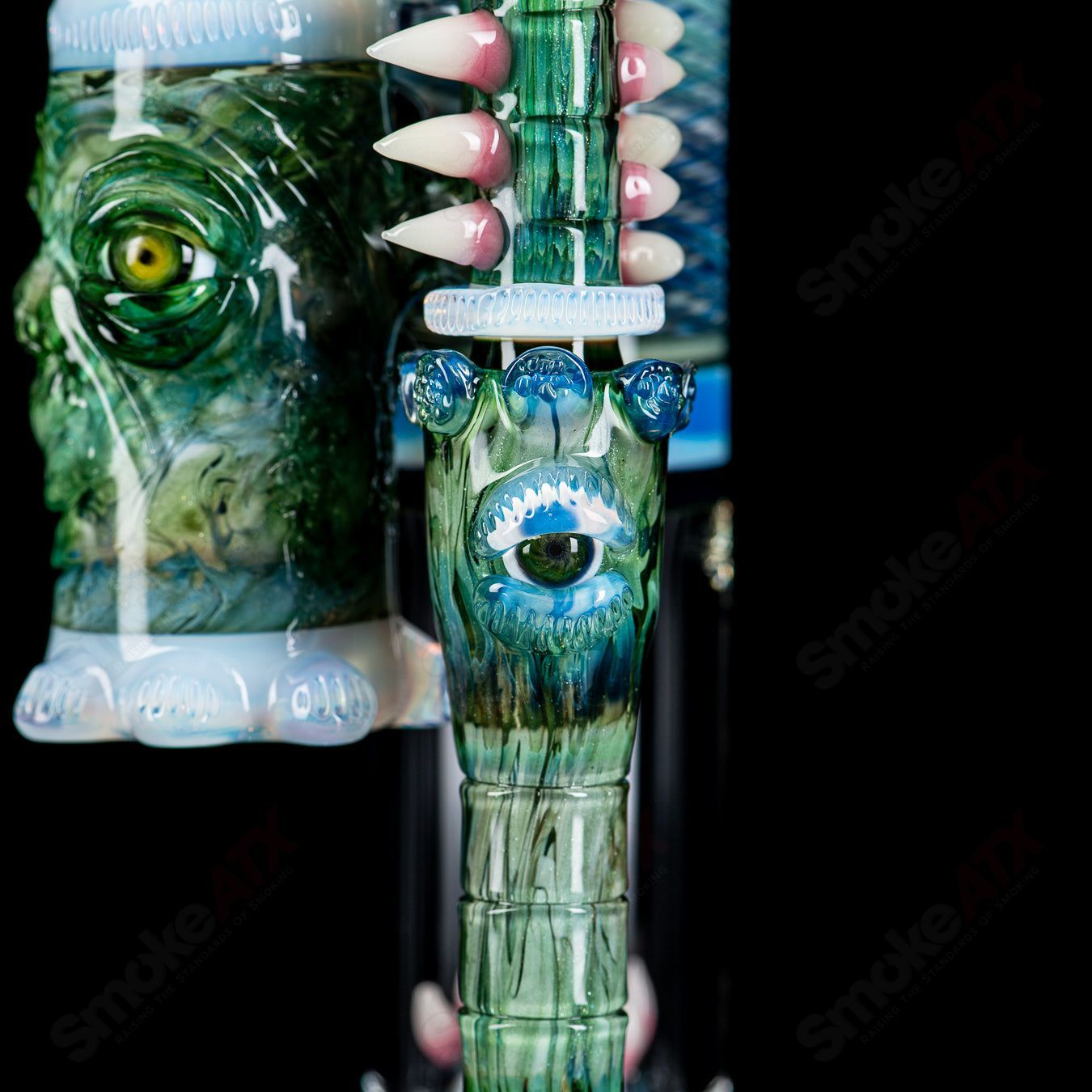 SoL - 45 Lace Sphere & Dry Catcher Set by Salt x SoL Glassworks - Smoke ATX
