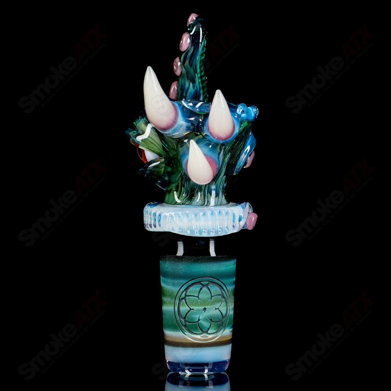 SoL - 45 Lace Sphere & Dry Catcher Set by Salt x SoL Glassworks - Smoke ATX