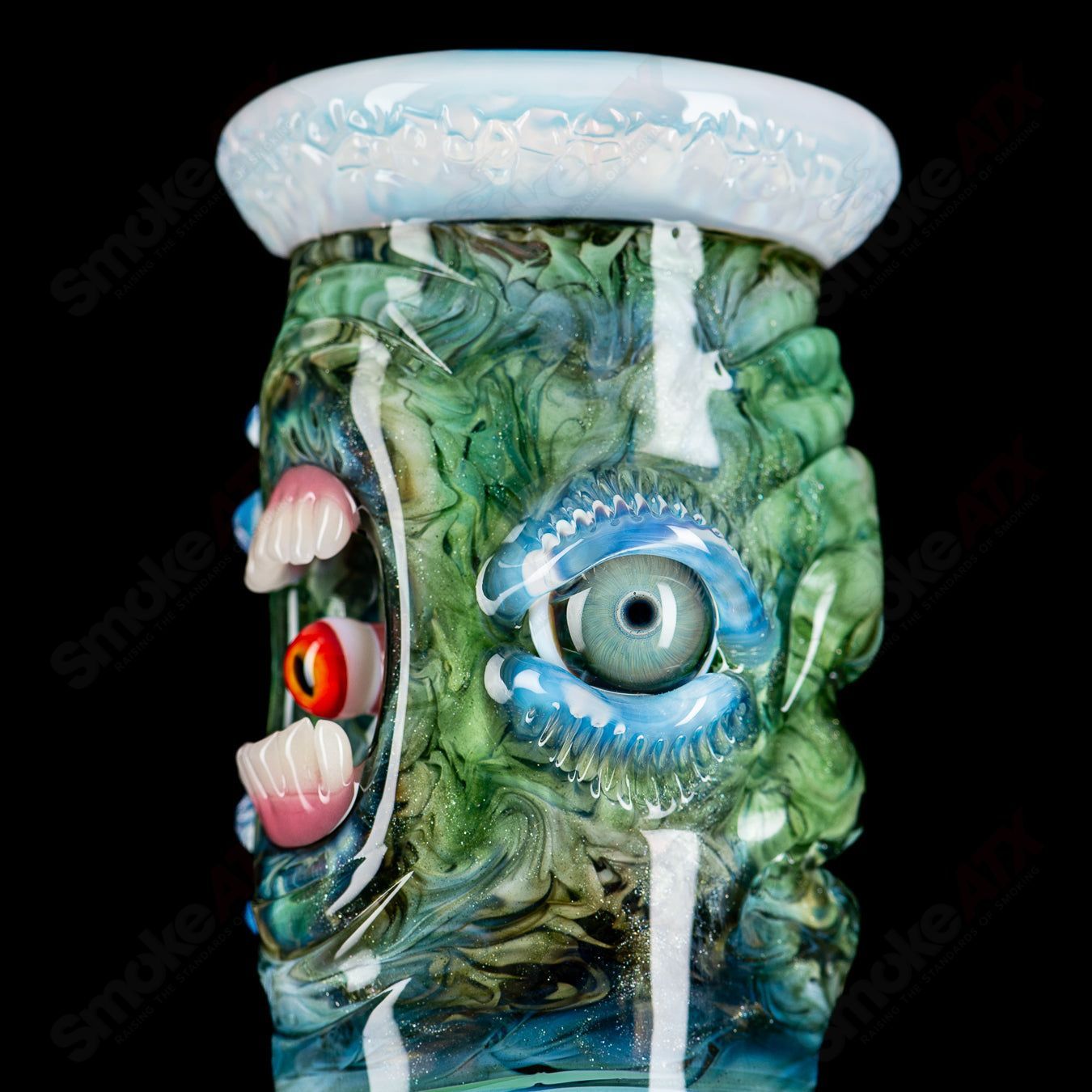 SoL - 45 Lace Sphere & Dry Catcher Set by Salt x SoL Glassworks - Smoke ATX