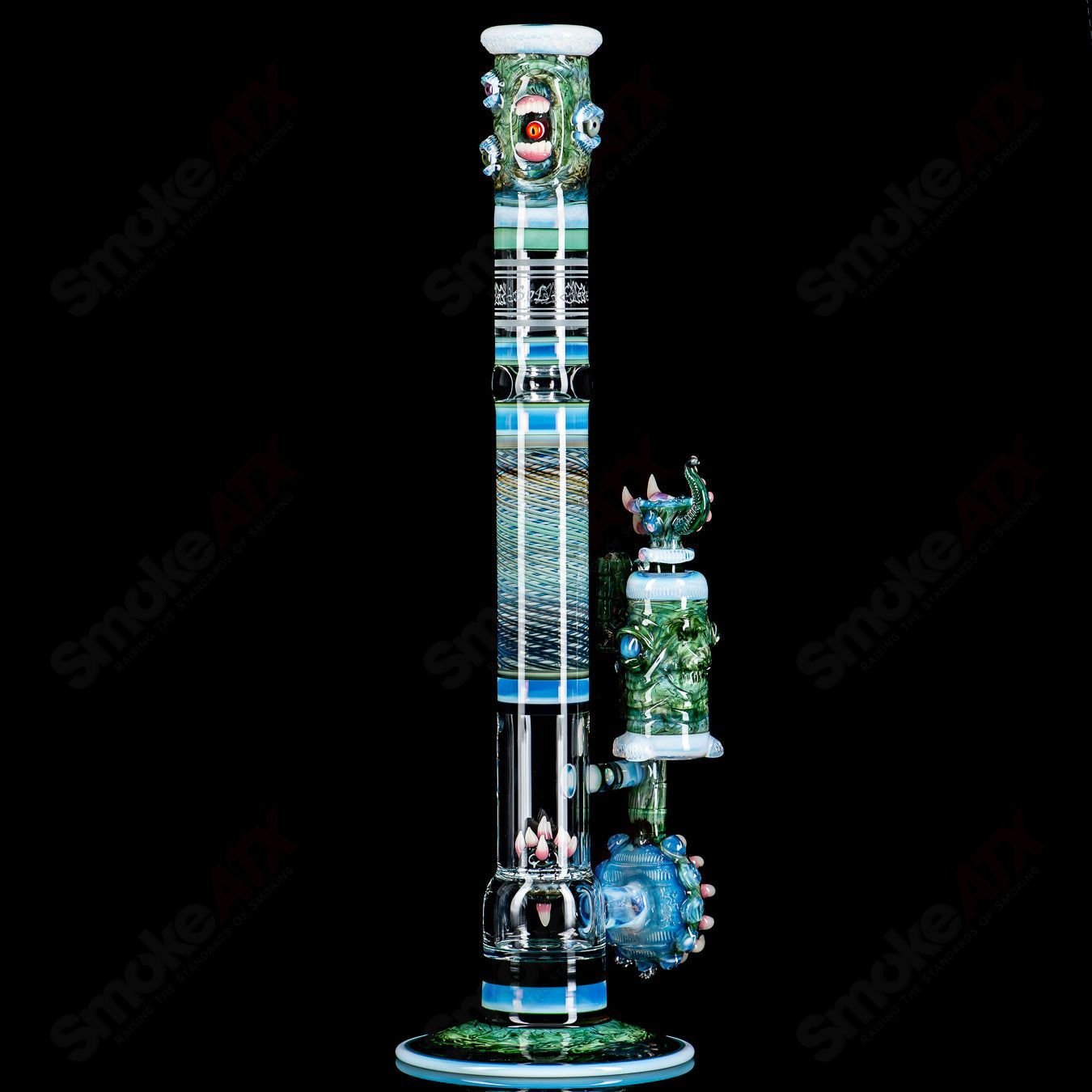 SoL - 45 Lace Sphere & Dry Catcher Set by Salt x SoL Glassworks - Smoke ATX