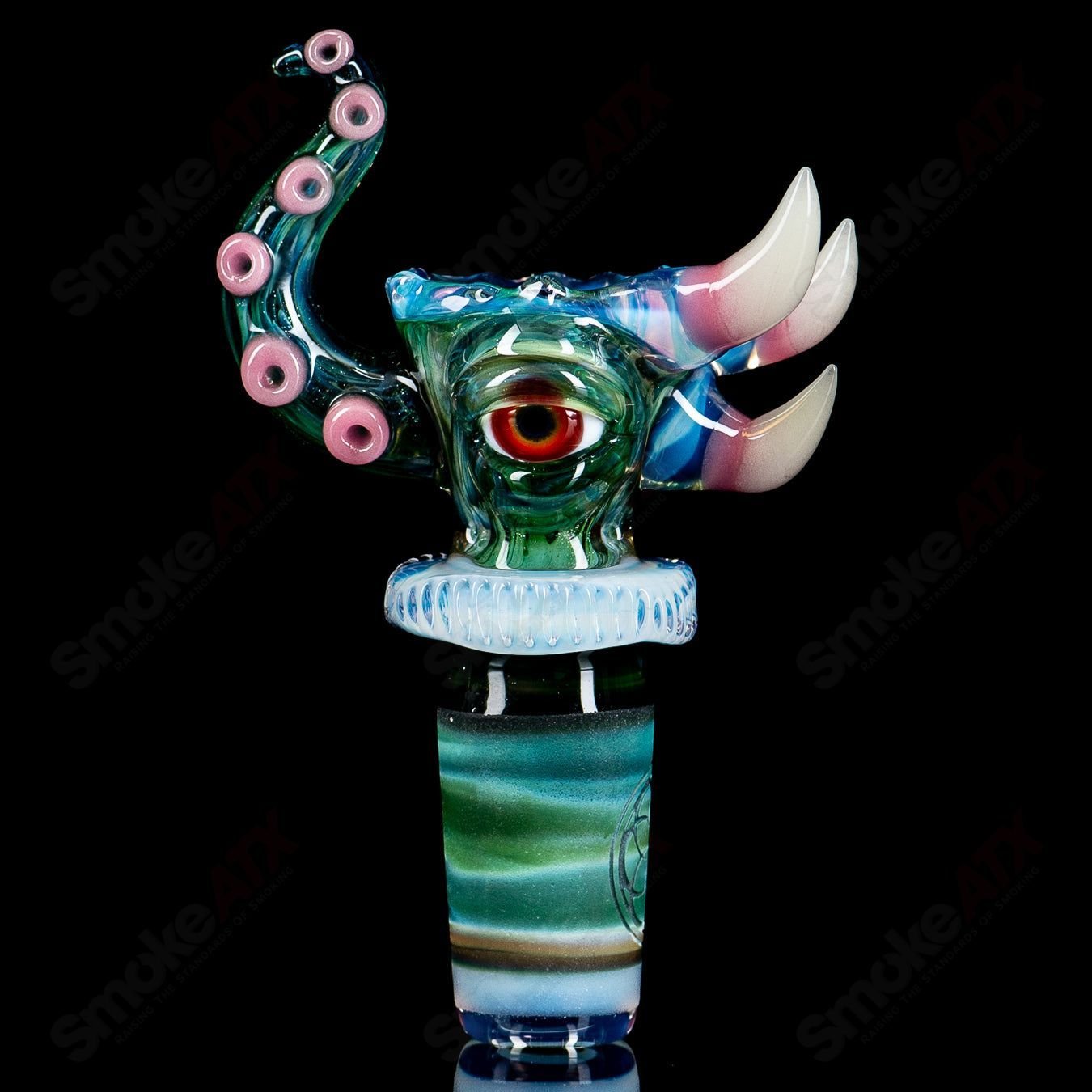 SoL - 45 Lace Sphere & Dry Catcher Set by Salt x SoL Glassworks - Smoke ATX