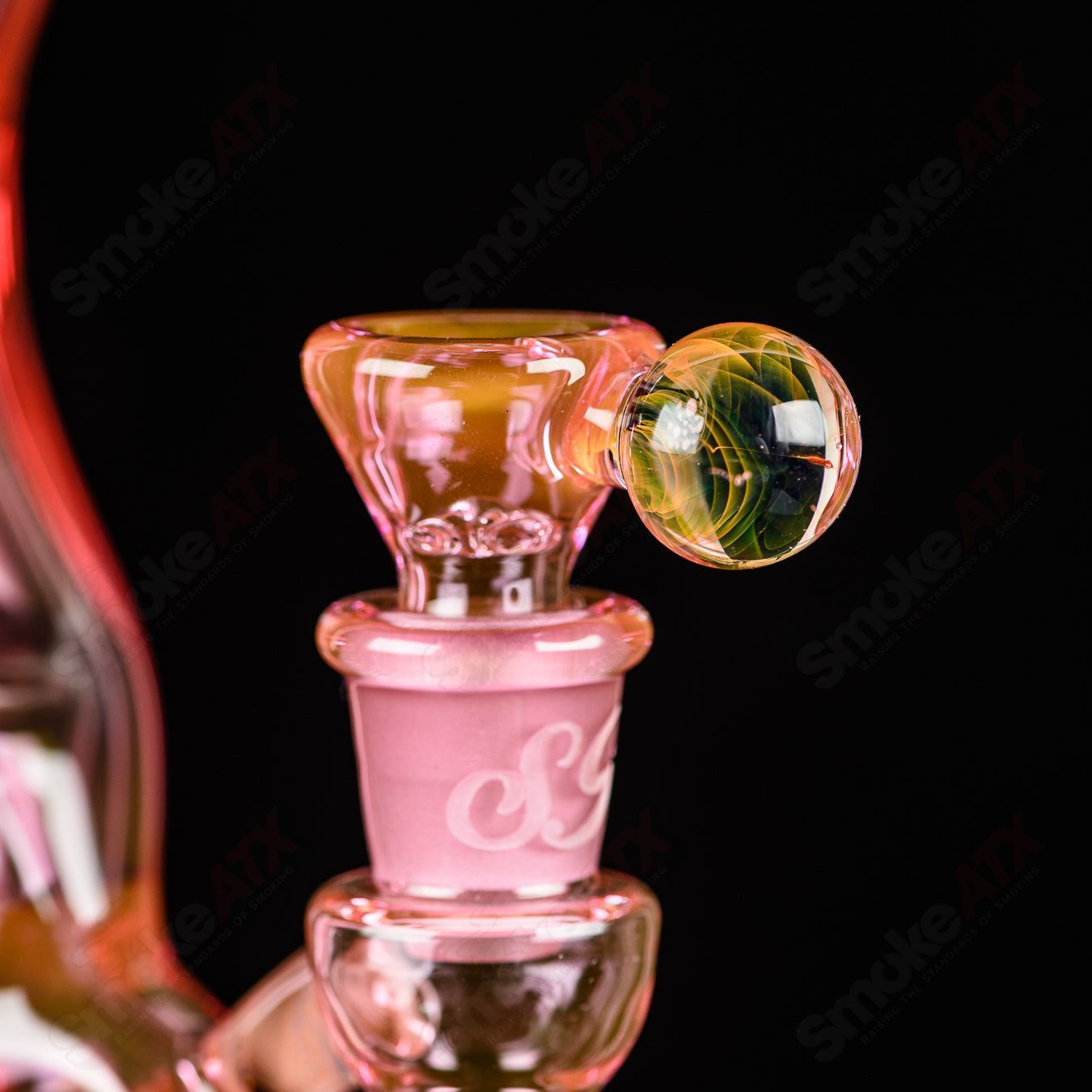 Swiss Perc 1 of 1 Gold Fume Full - size Side feeder Nate Dizzle Solo - Smoke ATX