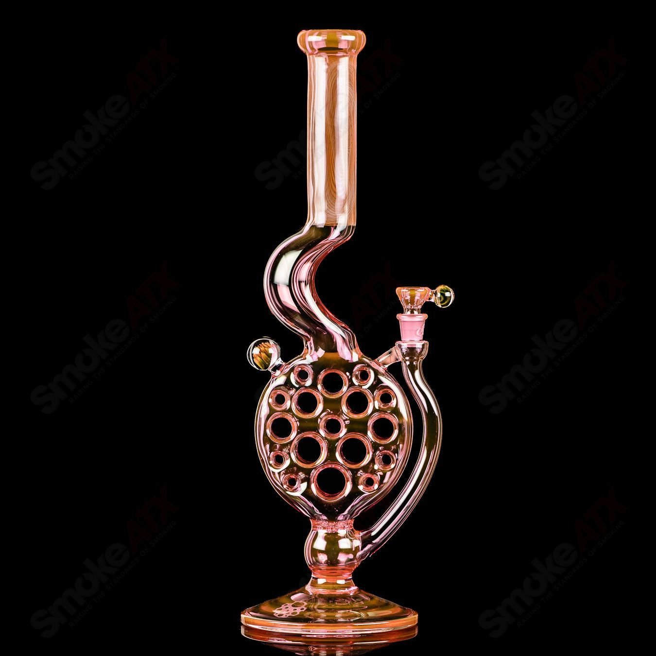 Swiss Perc 1 of 1 Gold Fume Full - size Side feeder Nate Dizzle Solo - Smoke ATX