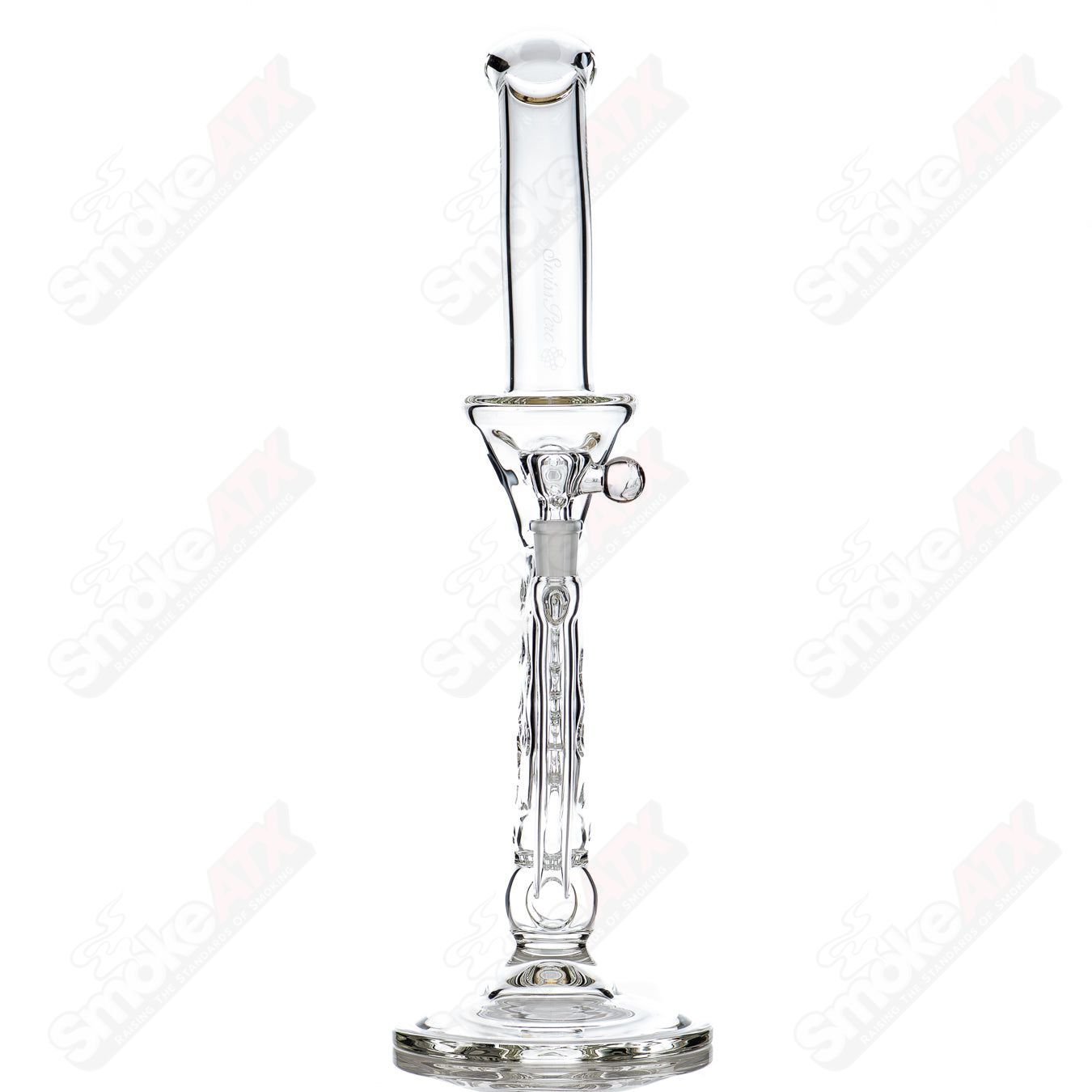 Swiss Perc Full - Size Side Feeder w/ Triple Donut Crown - Smoke ATX