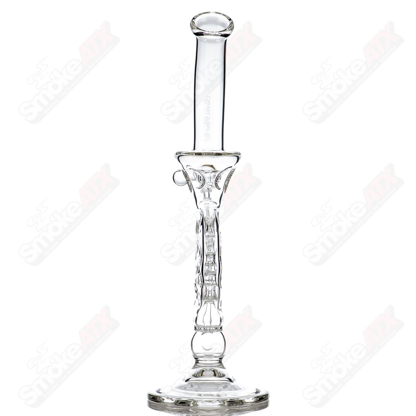 Swiss Perc Full - Size Side Feeder w/ Triple Donut Crown - Smoke ATX