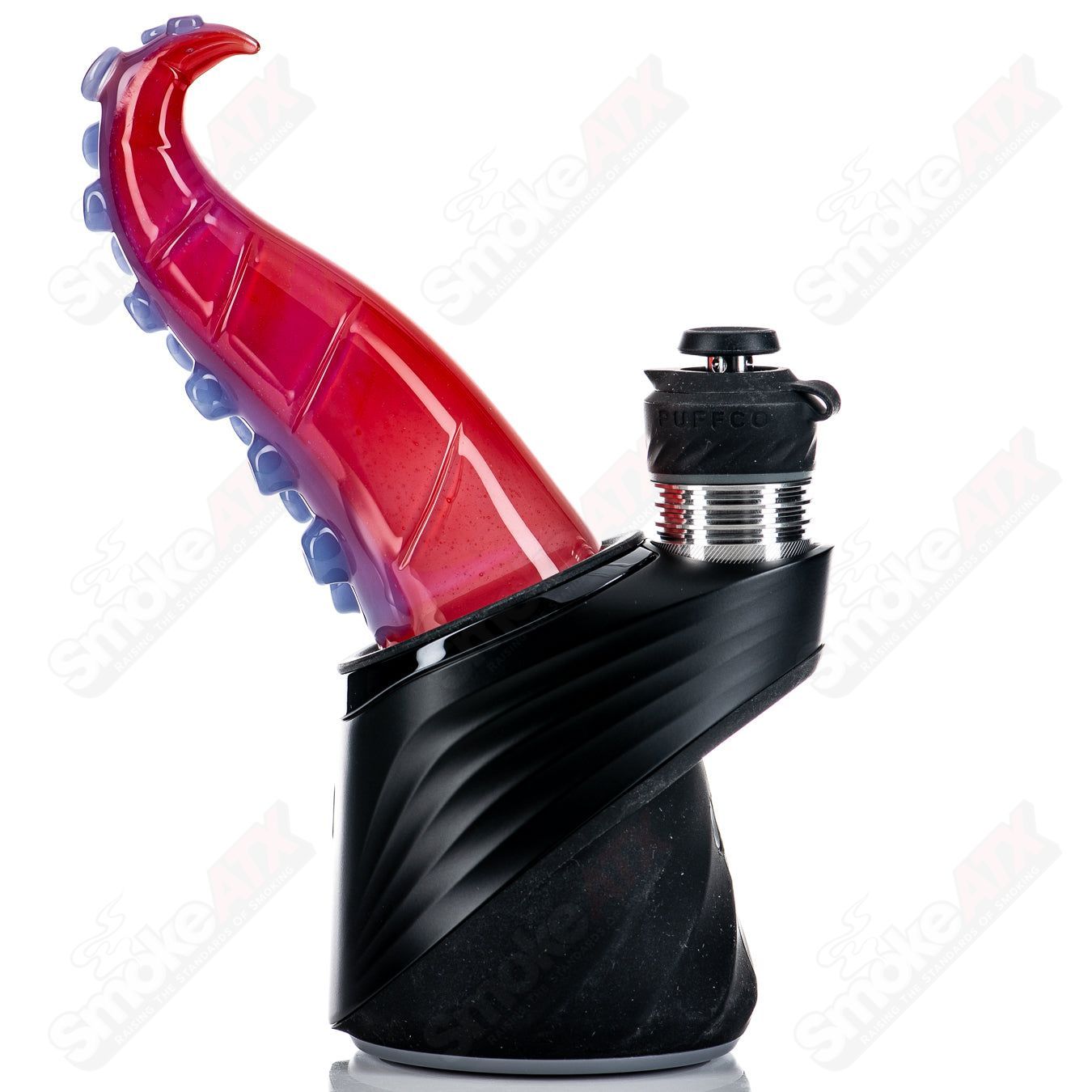 Burtoni Glass Tentacle Puffco Dry Top for Puffco devices, detailed glass piece with tentacle design, model #3.