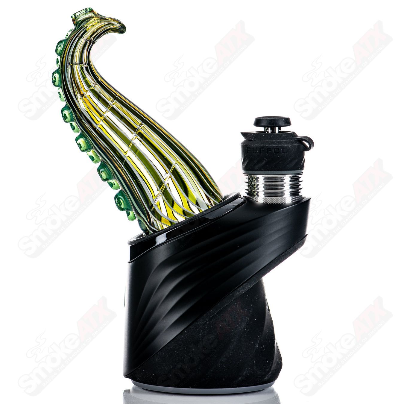 Burtoni Glass Tentacle Puffco Dry Top for Puffco devices, featuring intricate tentacle design and clear glass construction.