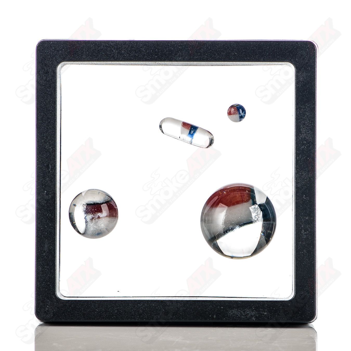 American Helix Texas Flags Terp Set BoxFan with glass slurper set for concentrates and dabbing accessories.