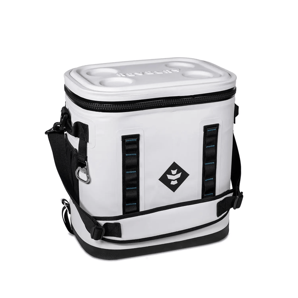 Revelry Nomad 24 soft protective case with padded exterior for musical instruments or gear, black color, durable design.
