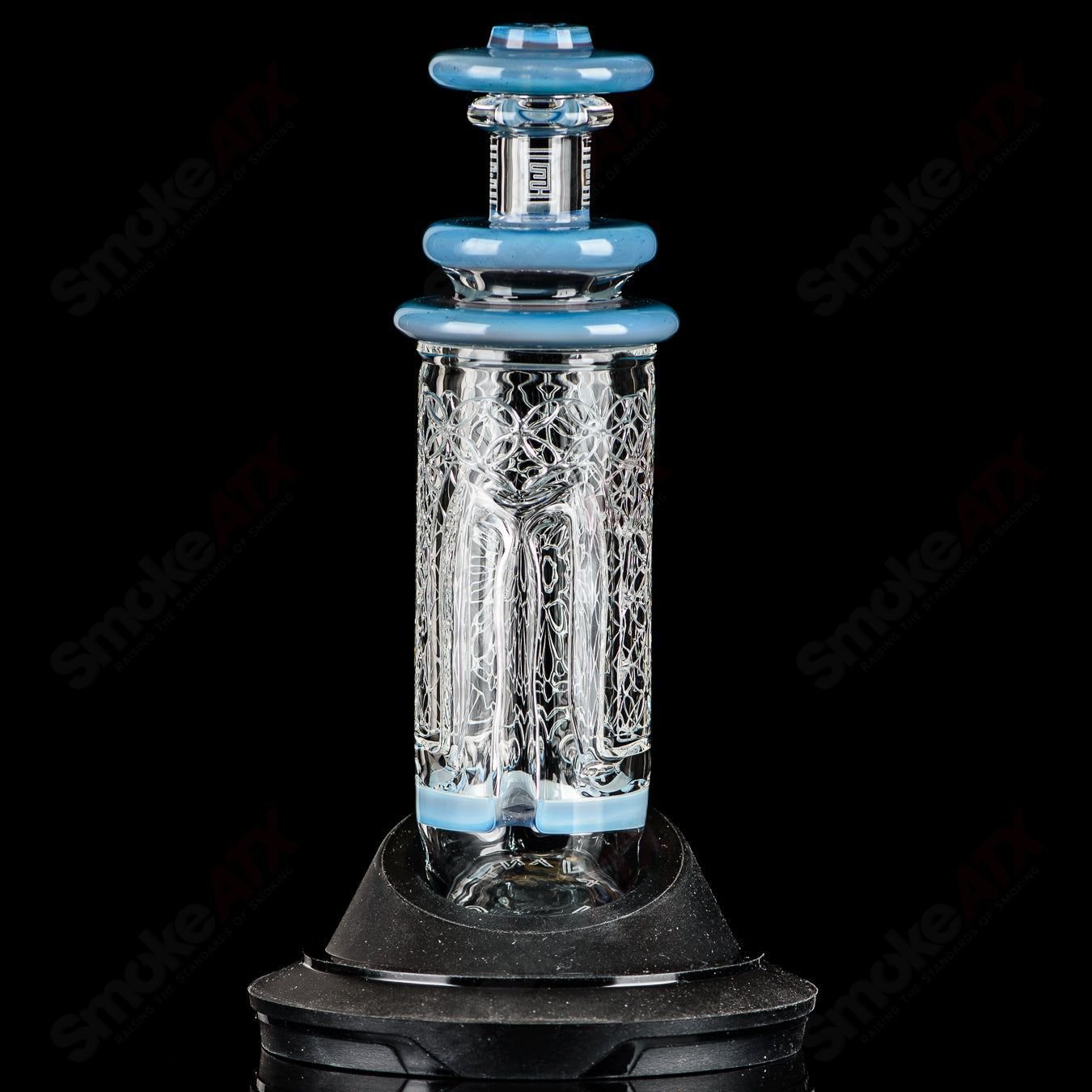 UV Color Accent Columnar Peak Pro Top Avant Garde Glass - Smoke ATX