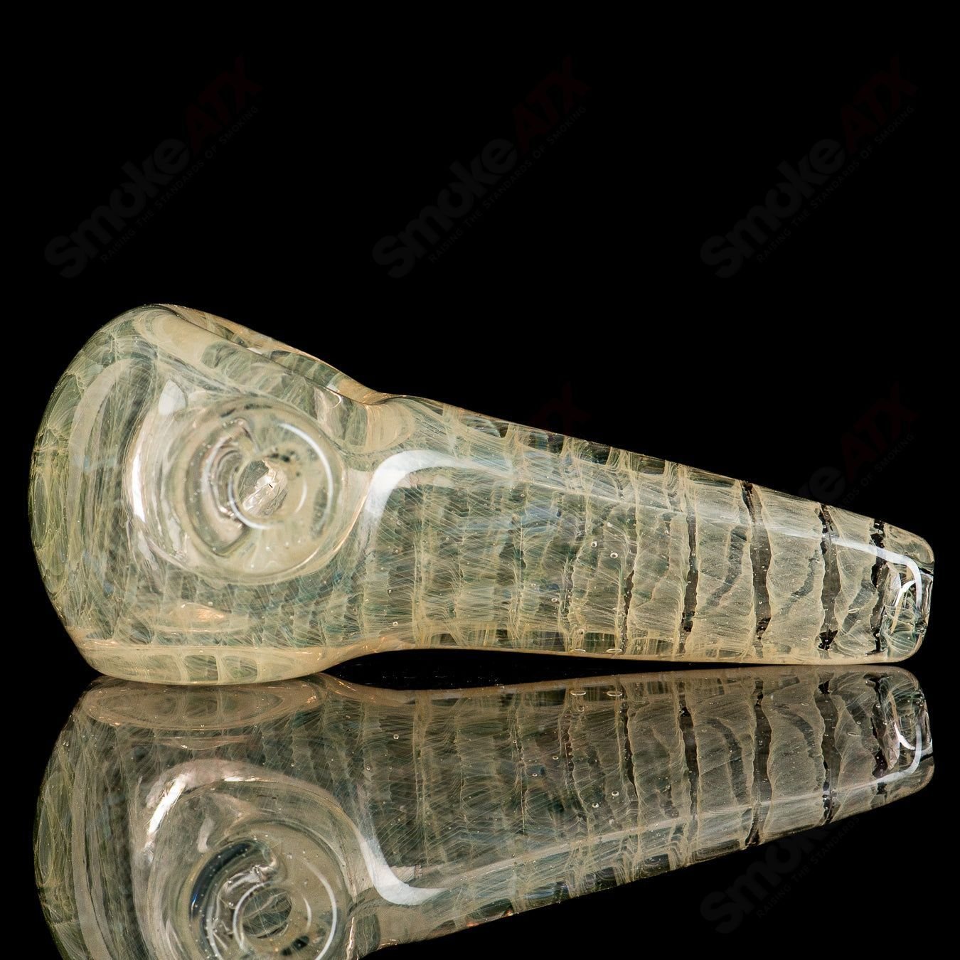 UV Fume Spoon by JMK Glass - Smoke ATX