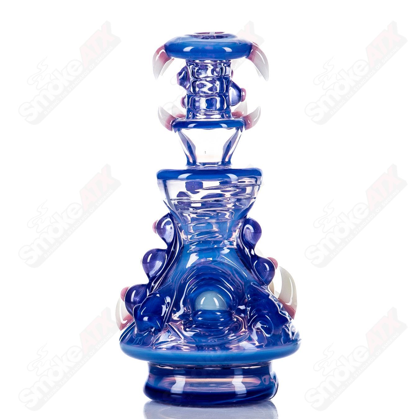 UV Soul-Window Puffco Top by SALT, a colorful heady glass Puffco accessory with vibrant UV-reactive designs.