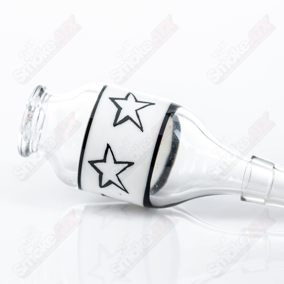 Vapor Brothers Zach P Artist Series Scratch vaporizer whip with sleek design and glass components for dry herb use.