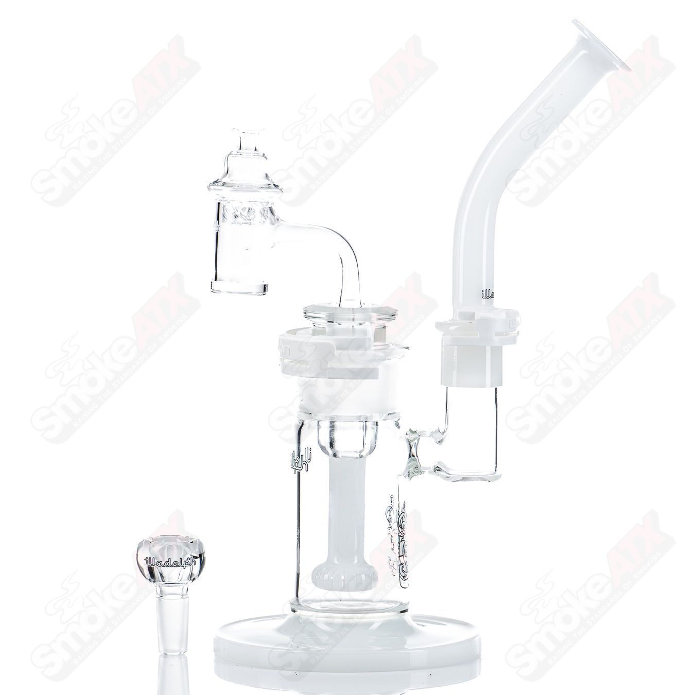 White Bubbler Illadelph - Smoke ATX