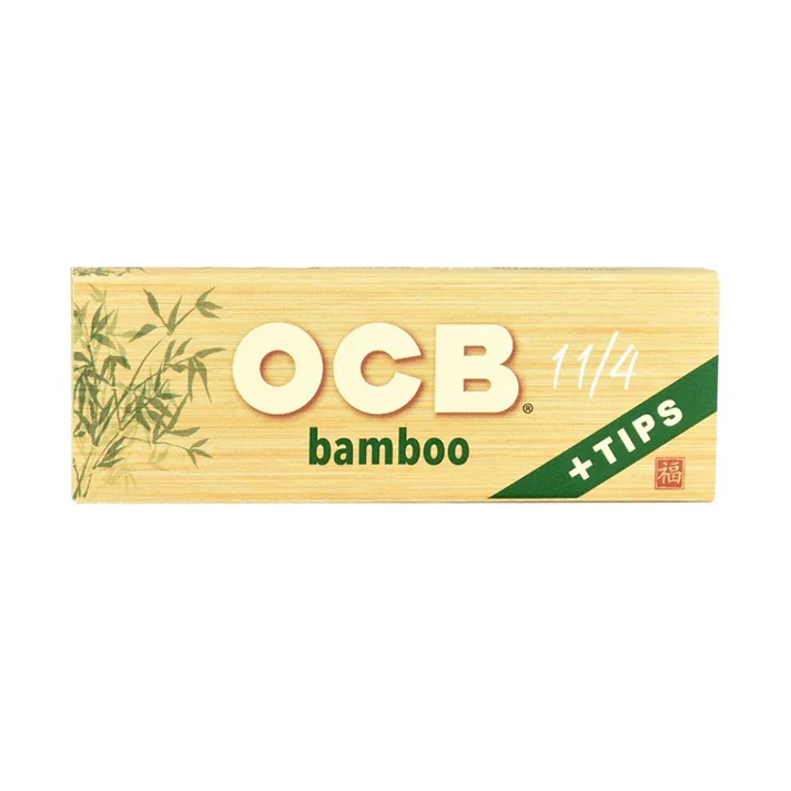 1 1/4 Bamboo Rolling w Tips OCB - Smoke ATX