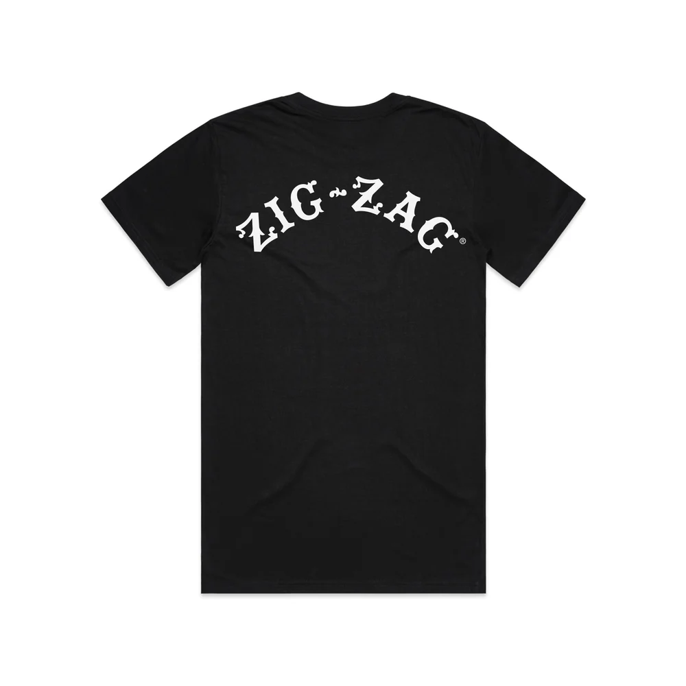 Zig Zag No 225 T Shirt with zigzag pattern, casual lifestyle clothing, front view showing vibrant design and comfortable fit.