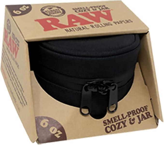 6oz Smell Proof Jar Case RAW - Smoke ATX